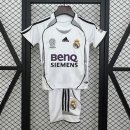 Camiseta Real Madrid 1ª Equipación Niño Retro 2006-2007
