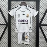 Camiseta Real Madrid 1ª Equipación Niño Retro 2006-2007
