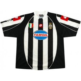 1ª Equipación Replica Camiseta Juventus Retro 2002 2003 Negro Blanco 1ª Equipación Replica Camiseta Juventus Retro 2002 2003 Negro Blanco