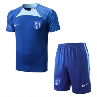 Camiseta Entrenamiento Atletico Madrid Conjunto Completo 2022-2023 Azul Camiseta Entrenamiento Atletico Madrid Conjunto Completo 2022-2023 Azul
