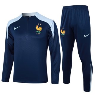 Sudadera De Training Francia 2024-2025 Azul 3 Sudadera De Training Francia 2024-2025 Azul 3