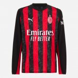 Tailandia Camiseta AC Milan 1ª Equipación ML 2025-2026
