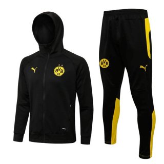 Chandal Con Capucha Borussia Dortmund 2022-2023 Negro Amarillo Chandal Con Capucha Borussia Dortmund 2022-2023 Negro Amarillo