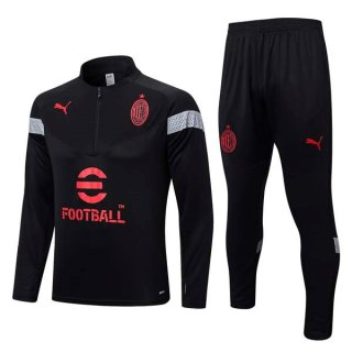 Sudadera De Training AC Milan 2023-2024 Negro Sudadera De Training AC Milan 2023-2024 Negro