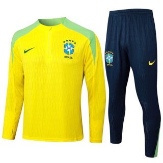 Sudadera De Training Brasil 2024-2025 Amarillo Sudadera De Training Brasil 2024-2025 Amarillo