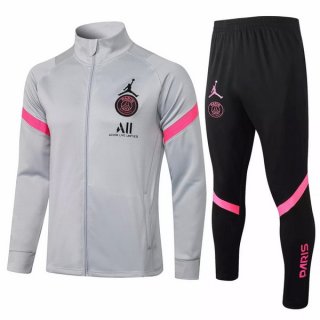 Chandal PSG 2021-2022 Gris Negro Chandal PSG 2021-2022 Gris Negro