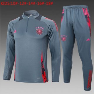 Niños Sudadera De Training Alemania 2024-2025 Gris Rosa 3 Niños Sudadera De Training Alemania 2024-2025 Gris Rosa 3