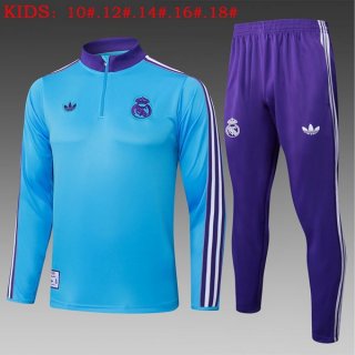 Ninos Sudadera De Training Real Madrid 2025-2026 Azul 10 Ninos Sudadera De Training Real Madrid 2025-2026 Azul 10