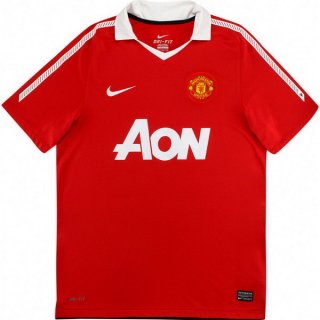 1ª Equipación Replica Camiseta Manchester United Retro 2010 2011 Rojo 1ª Equipación Replica Camiseta Manchester United Retro 2010 2011 Rojo
