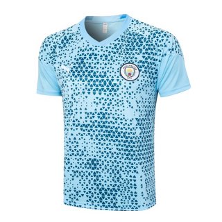 Camiseta Entrenamiento Manchester City 2024 Azul Camiseta Entrenamiento Manchester City 2024 Azul