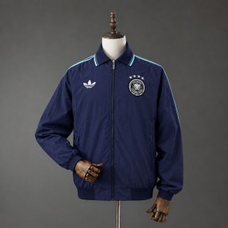 Chaqueta Alemania Full-Zip 2026-2027 Azul