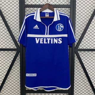 Camiseta Schalke 04 1ª Equipación Retro 2001-2002 Camiseta Schalke 04 1ª Equipación Retro 2001-2002
