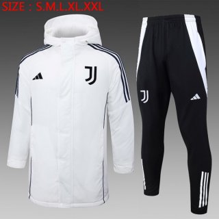 Abrigo Juventus Conjunto Completo 2024-2025 Blanco Abrigo Juventus Conjunto Completo 2024-2025 Blanco