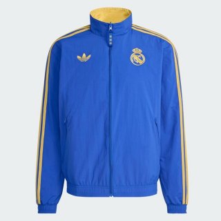 Chaqueta cortavientos reversible Real Madrid 2026