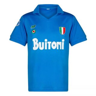 1ª Equipación Replica Camiseta Napoli Retro 1987-1988 Azul 1ª Equipación Replica Camiseta Napoli Retro 1987-1988 Azul
