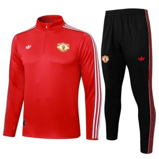 Sudadera De Training Manchester United 2025-2026 Rojo 5