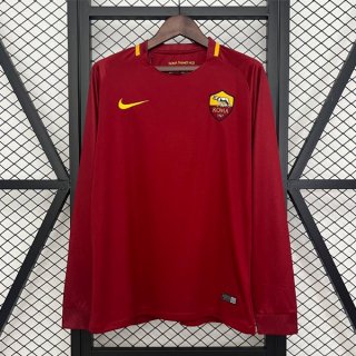 Tailandia Camiseta Roma 1ª Equipación ML Retro 2017-2018 Tailandia Camiseta Roma 1ª Equipación ML Retro 2017-2018