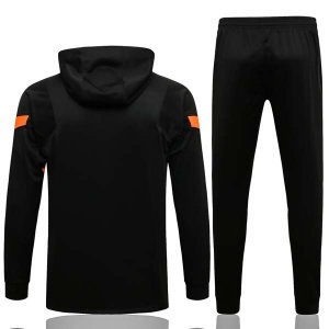 Chandal Con Capucha Chelsea 2022 Negro Naranja