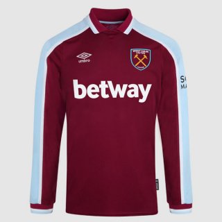 1ª Equipación Replica Camiseta West Ham United ML 2021-2022 1ª Equipación Replica Camiseta West Ham United ML 2021-2022