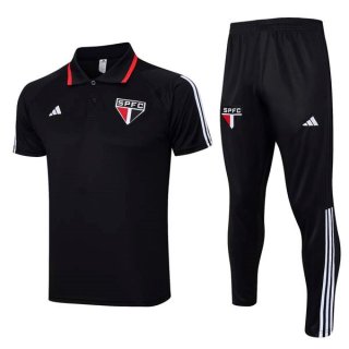 Polo Sao Paulo Conjunto Completo 2023-2024 Negro Polo Sao Paulo Conjunto Completo 2023-2024 Negro