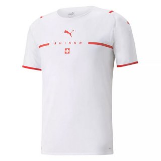 2ª Equipación Replica Camiseta Suiza 2021 Blanco 2ª Equipación Replica Camiseta Suiza 2021 Blanco