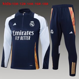 Niños Sudadera De Training Real Madrid 2024-2025 Azul 5 Niños Sudadera De Training Real Madrid 2024-2025 Azul 5