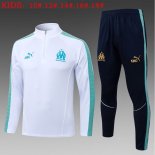 Ninos Sudadera De Training Marsella 2026-2027 Blanco