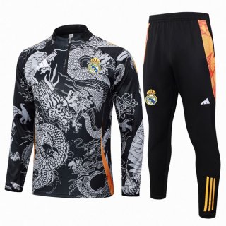 Sudadera De Training Real Madrid 2024-2025 Negro Gris 5 Sudadera De Training Real Madrid 2024-2025 Negro Gris 5