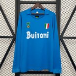 Tailandia Camiseta Napoli 1ª Equipación ML Retro 1987-1988