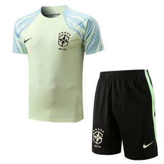 Camiseta Entrenamiento Brasil Conjunto Completo 2022-2023 Verde Camiseta Entrenamiento Brasil Conjunto Completo 2022-2023 Verde