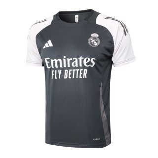 Camiseta Entrenamiento Real Madrid 2024-2025 Gris Camiseta Entrenamiento Real Madrid 2024-2025 Gris