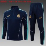 Ninos Sudadera De Training Marsella 2026-2027 Azul 3