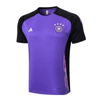 Camiseta Entrenamiento Alemania 2024-2025 Purpura Negro Camiseta Entrenamiento Alemania 2024-2025 Purpura Negro