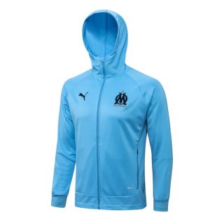 Chaqueta Con Capucha Marsella 2022-2023 Azul Chaqueta Con Capucha Marsella 2022-2023 Azul