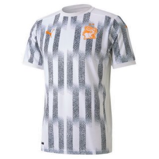 2ª Equipación Replica Camiseta Costa Marfil 2020 Blanco 2ª Equipación Replica Camiseta Costa Marfil 2020 Blanco