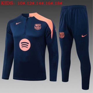 Ninos Sudadera De Training Barcelona 2026-2027 Azul 6