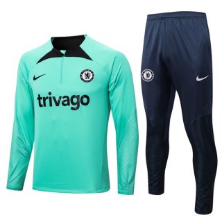 Sudadera De Training Chelsea 2022-2023 Verde Negro Sudadera De Training Chelsea 2022-2023 Verde Negro