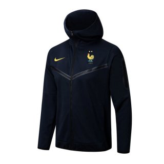 Chaqueta Con Capucha Francia 2024-2025 Azul Chaqueta Con Capucha Francia 2024-2025 Azul