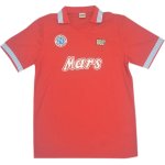 3ª Equipación Replica Camiseta Napoli Retro 1988 1989 Rojo