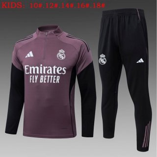 Ninos Sudadera De Training Real Madrid 2026-2027 Purpura
