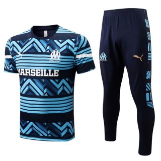 Camiseta Marsella Conjunto Completo 2022-2023 Azul Camiseta Marsella Conjunto Completo 2022-2023 Azul