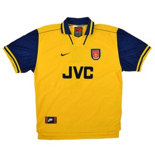 2ª Equipación Replica Camiseta Arsenal Retro 1996 1997 Amarillo 2ª Equipación Replica Camiseta Arsenal Retro 1996 1997 Amarillo