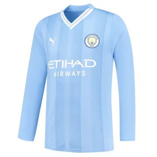 Tailandia Camiseta Manchester City 1ª Equipación ML 2023-2024 Tailandia Camiseta Manchester City 1ª Equipación ML 2023-2024