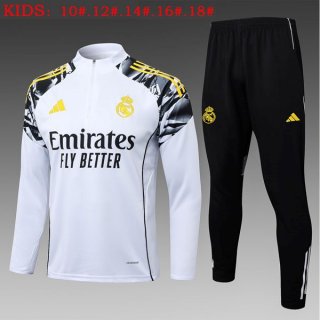 Ninos Sudadera De Training Real Madrid 2026-2027 Blanco