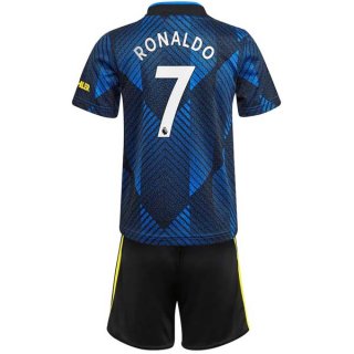 3ª Equipación Camiseta Manchester United NO.7 Ronaldo Niño 2021-2022 3ª Equipación Camiseta Manchester United NO.7 Ronaldo Niño 2021-2022