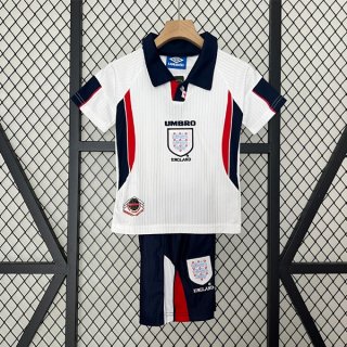 Camiseta Inglaterra 1ª Equipación Niño Retro 1998 Camiseta Inglaterra 1ª Equipación Niño Retro 1998
