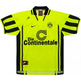1ª Equipación Replica Camiseta Dortmund Retro 1996 1997 Amarillo 1ª Equipación Replica Camiseta Dortmund Retro 1996 1997 Amarillo
