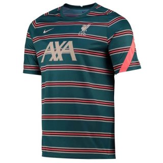 Replica Camiseta Liverpool Pre Match 2022 Verde Azul Replica Camiseta Liverpool Pre Match 2022 Verde Azul