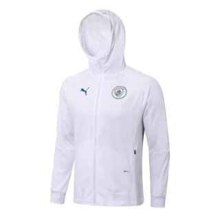 Chaqueta Con Capucha Manchester City 2022-2023 Blanco Chaqueta Con Capucha Manchester City 2022-2023 Blanco