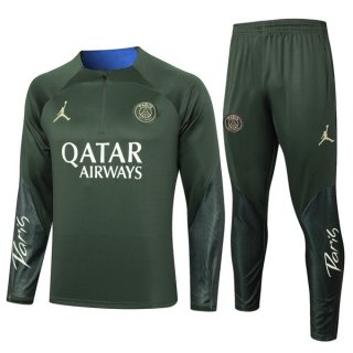 Sudadera De Training PSG 2024-2025 Verde Sudadera De Training PSG 2024-2025 Verde